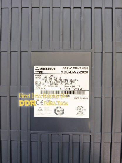 Mitsubishi MDS-D-V2-2020 - Rebuilt with warranty (Exchange Sale)
