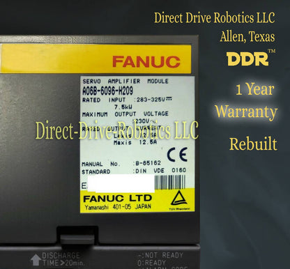 Fanuc A06b-6096-H209 - Rebuilt with warranty