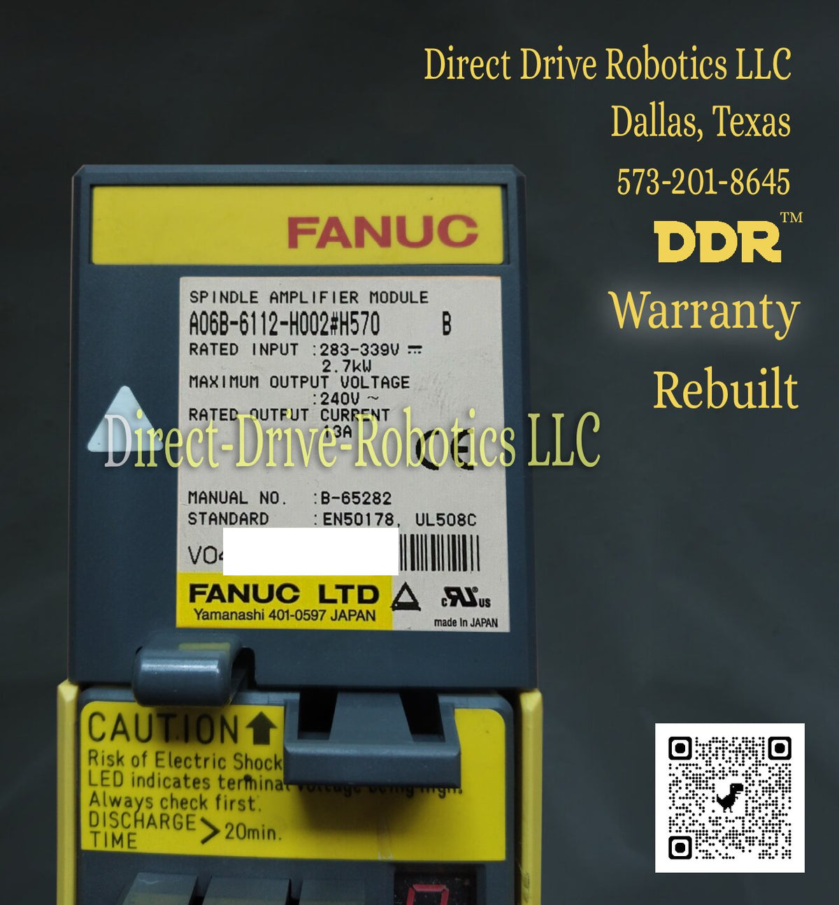 Fanuc A06B-6112-H002#H570 - Rebuilt with warranty