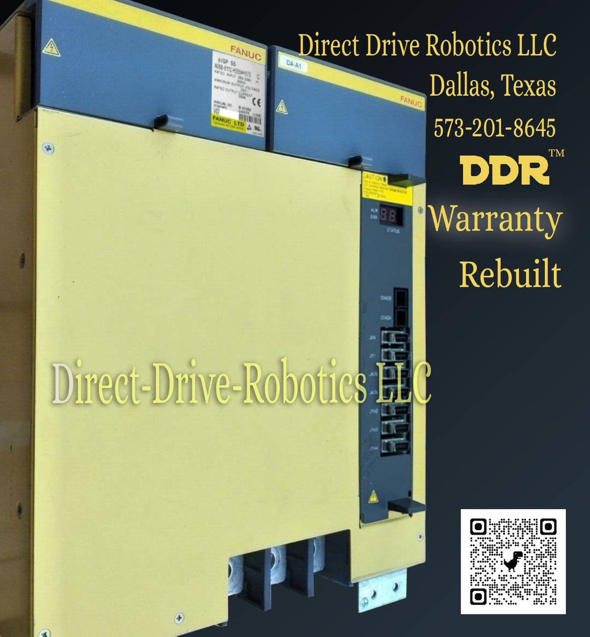 Fanuc A06B-6112-H055#H570 - Rebuilt with warranty