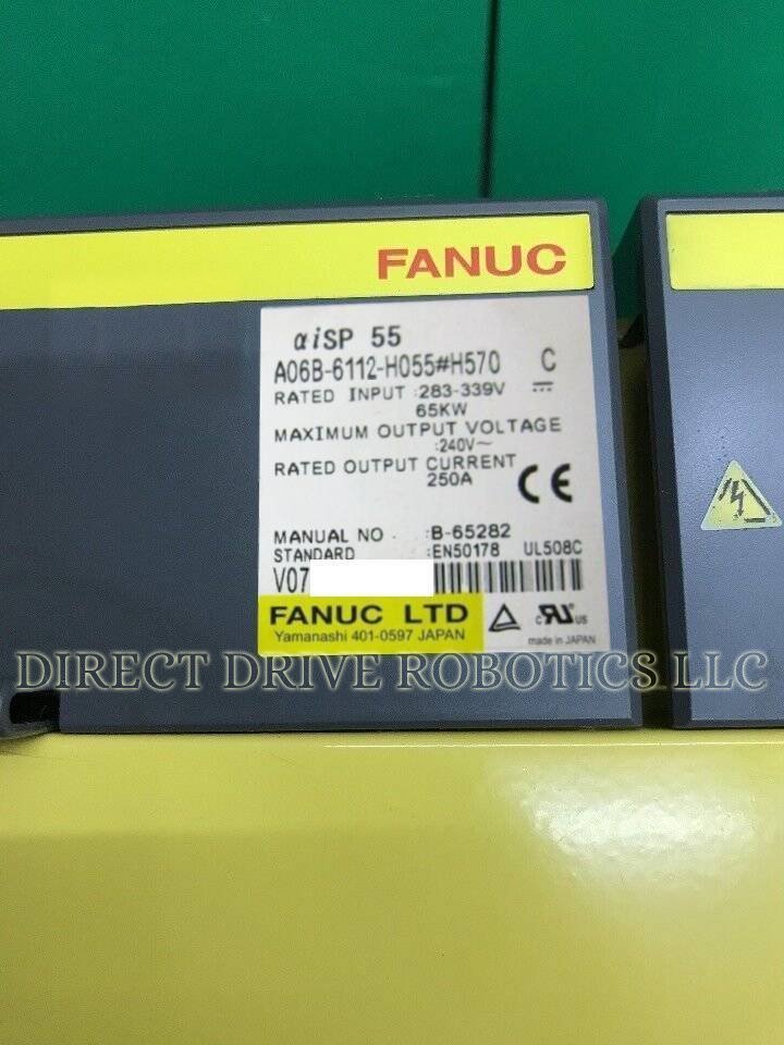 Fanuc A06B-6112-H055#H570 - Rebuilt with warranty