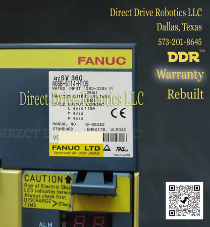 Fanuc A06B-6114-H109 - Rebuilt with warranty