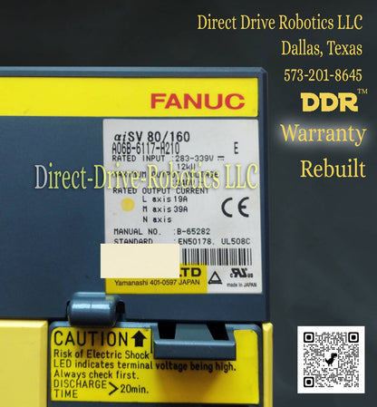 Fanuc A06B-6117-H210 - Rebuilt with warranty
