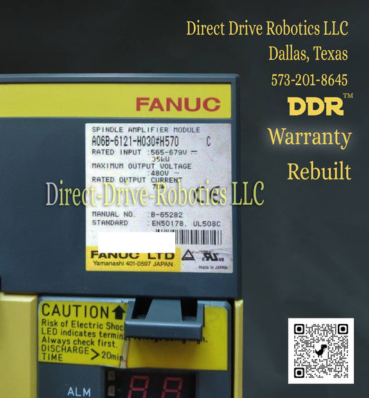 Fanuc A06B-6121-H030#H570 - Rebuilt with warranty