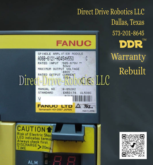 Fanuc A06B-6121-H045#H550 - Rebuilt with warranty