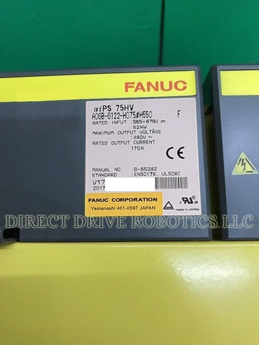 Fanuc A06B-6122-H075#H550 - Rebuilt with warranty