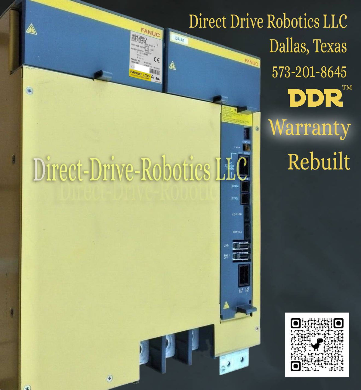 Fanuc A06B-6124-H109 - Rebuilt with warranty