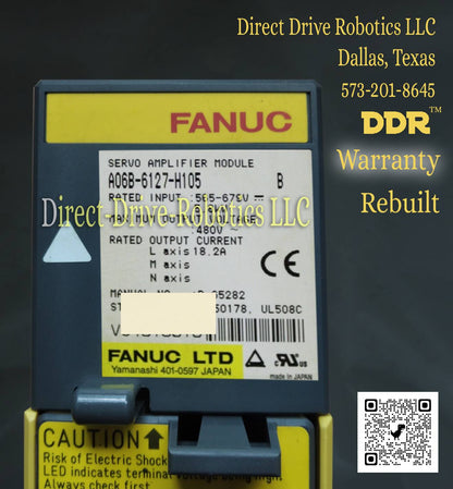 Fanuc A06B-6127-H105 - Rebuilt with warranty