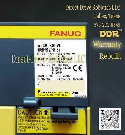 Fanuc A06B-6127-H155 - Rebuilt with warranty