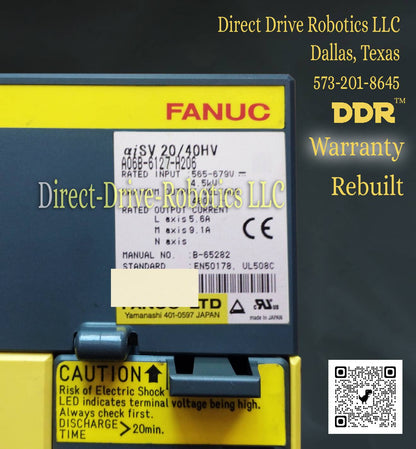 Fanuc A06B-6127-H206 - Rebuilt with warranty