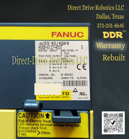 Fanuc A06B-6127-H207 - Rebuilt with warranty