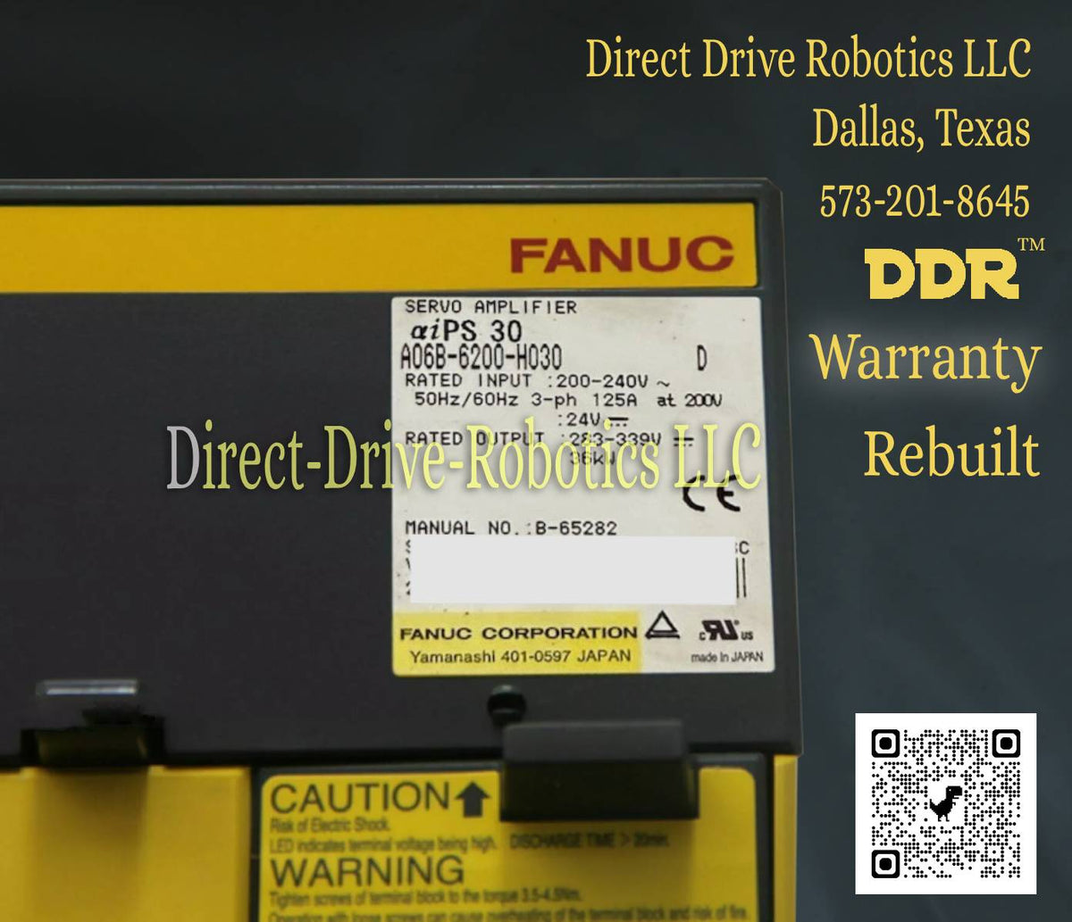 Fanuc A06B-6200-H030 - Rebuilt with warranty