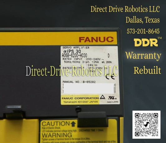 Fanuc A06B-6200-H030 - Rebuilt with warranty