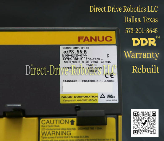 Fanuc A06B-6200-H055 - Rebuilt with warranty