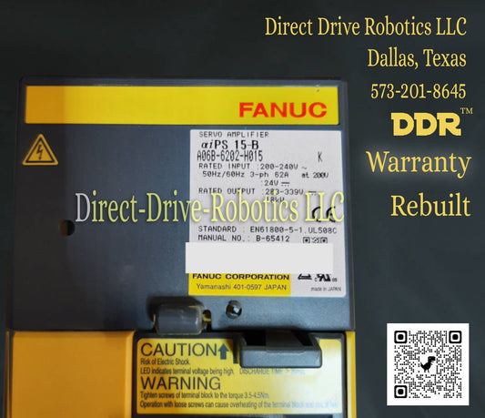 Fanuc A06B-6202-H015 - Rebuilt with warranty