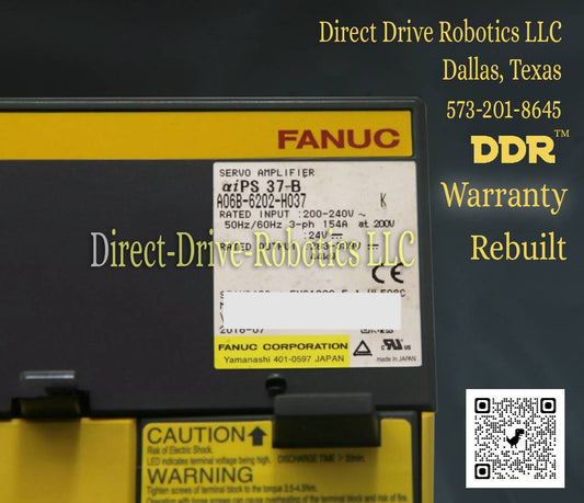 Fanuc A06B-6202-H037 - Rebuilt with warranty