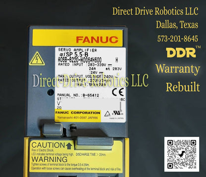 Fanuc A06B-6220-H006#H600 - Rebuilt with warranty