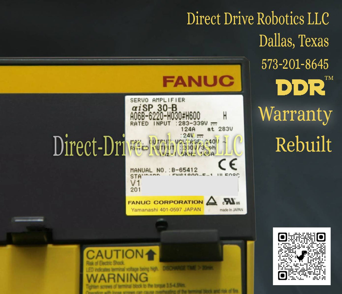 Fanuc A06B-6220-H030#H600 - Rebuilt with warranty