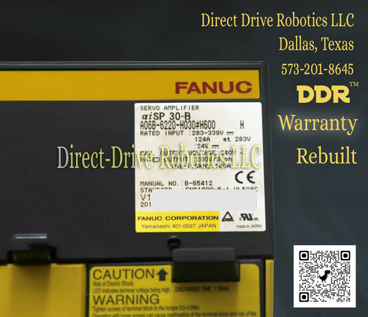 Fanuc A06B-6220-H030#H600 - Rebuilt with warranty