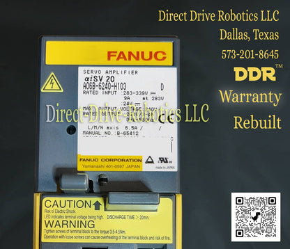 Fanuc A06B-6240-H103 - Rebuilt with warranty