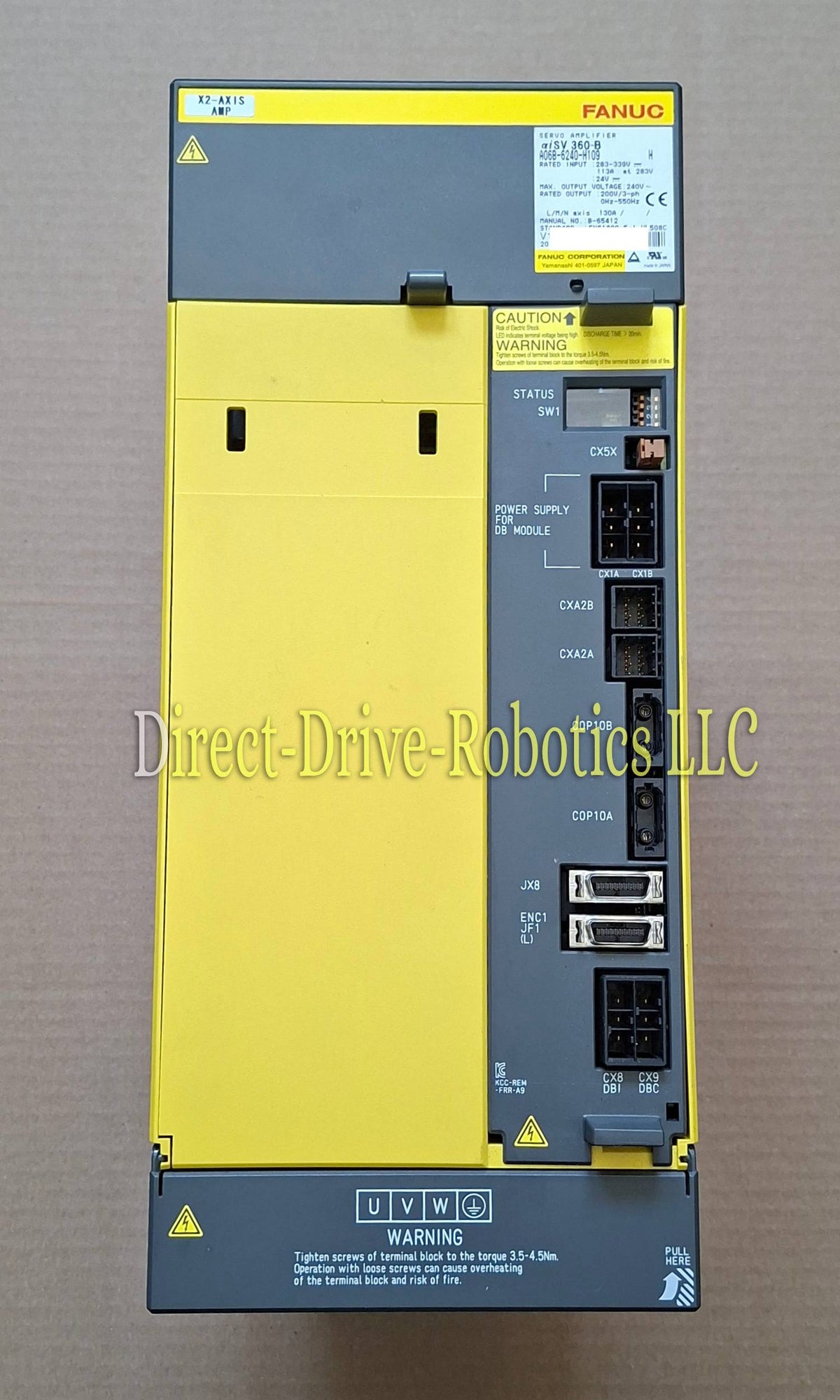 Fanuc A06B-6240-H109 - Rebuilt with warranty