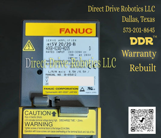 Fanuc A06B-6240-H205 - Rebuilt with warranty