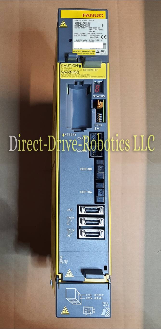 Fanuc A06B-6240-H206 - Rebuilt with warranty