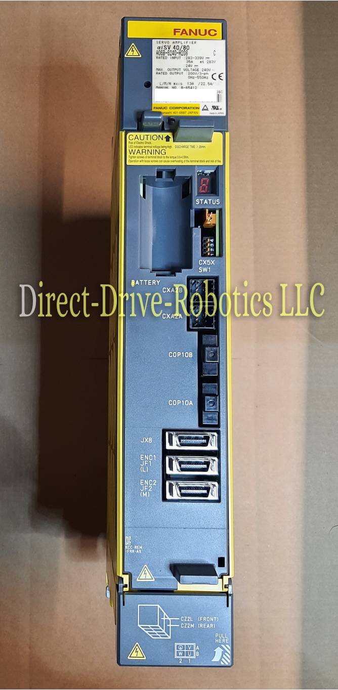 Fanuc A06B-6240-H208 - Rebuilt with warranty