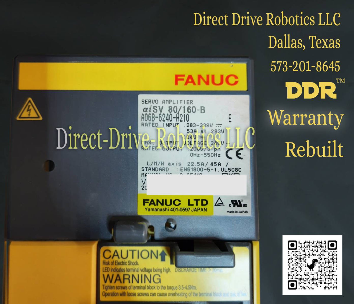 Fanuc A06B-6240-H210 - Rebuilt with warranty