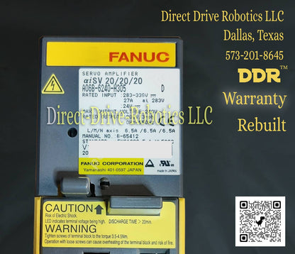 Fanuc A06B-6240-H305 - Rebuilt with warranty