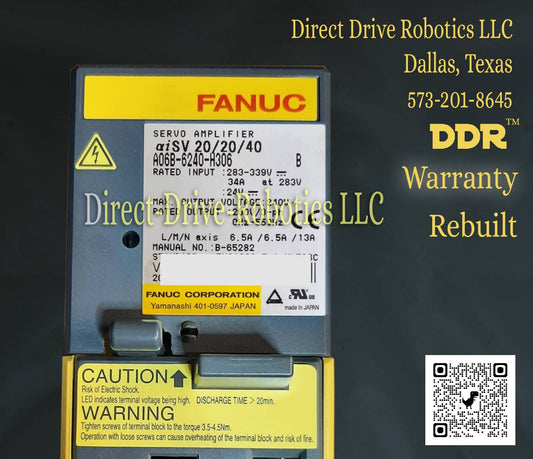 Fanuc A06B-6240-H306 - Rebuilt with warranty