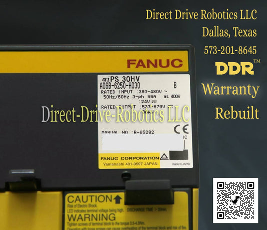 Fanuc A06B-6250-H030 - Rebuilt with warranty