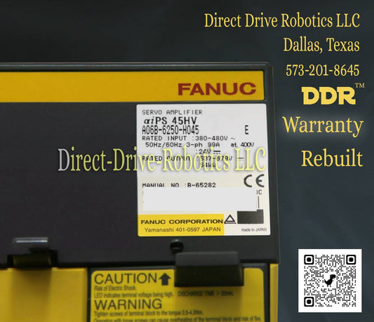 Fanuc A06B-6250-H045 - Rebuilt with warranty