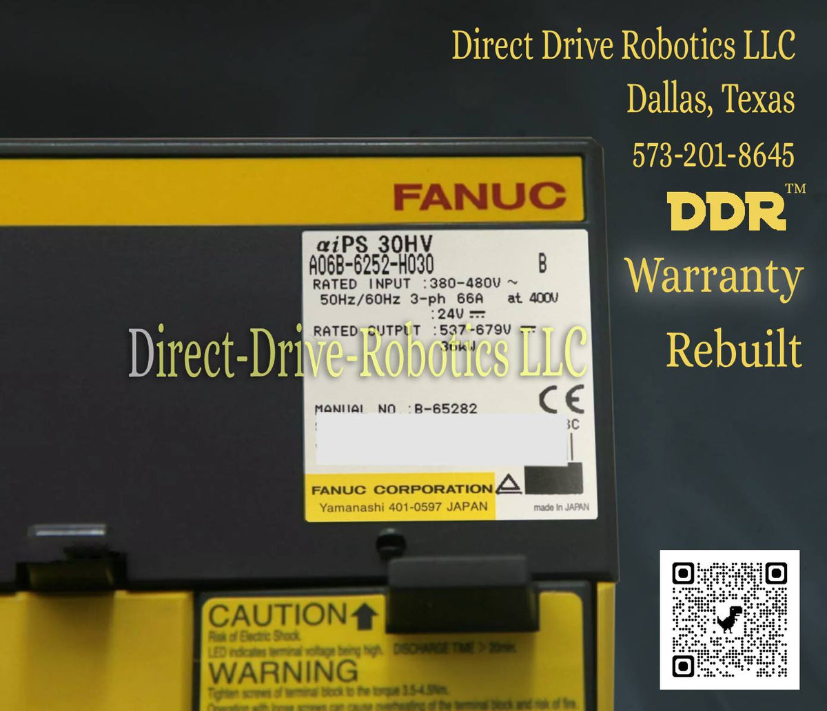 Fanuc A06B-6252-H030 - Rebuilt with warranty