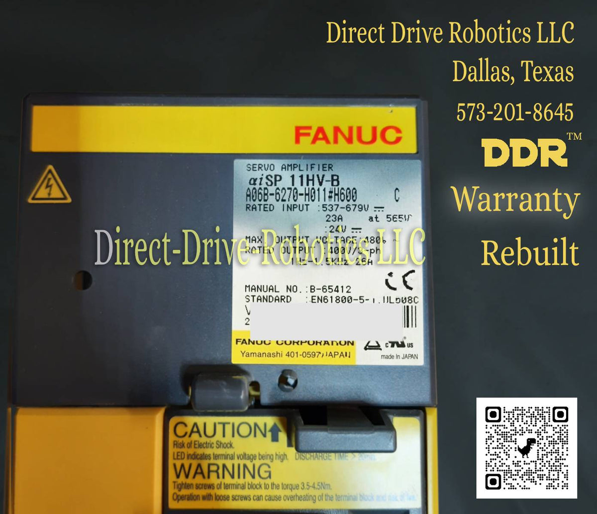Fanuc A06B-6270-H011#H600- Rebuilt with warranty