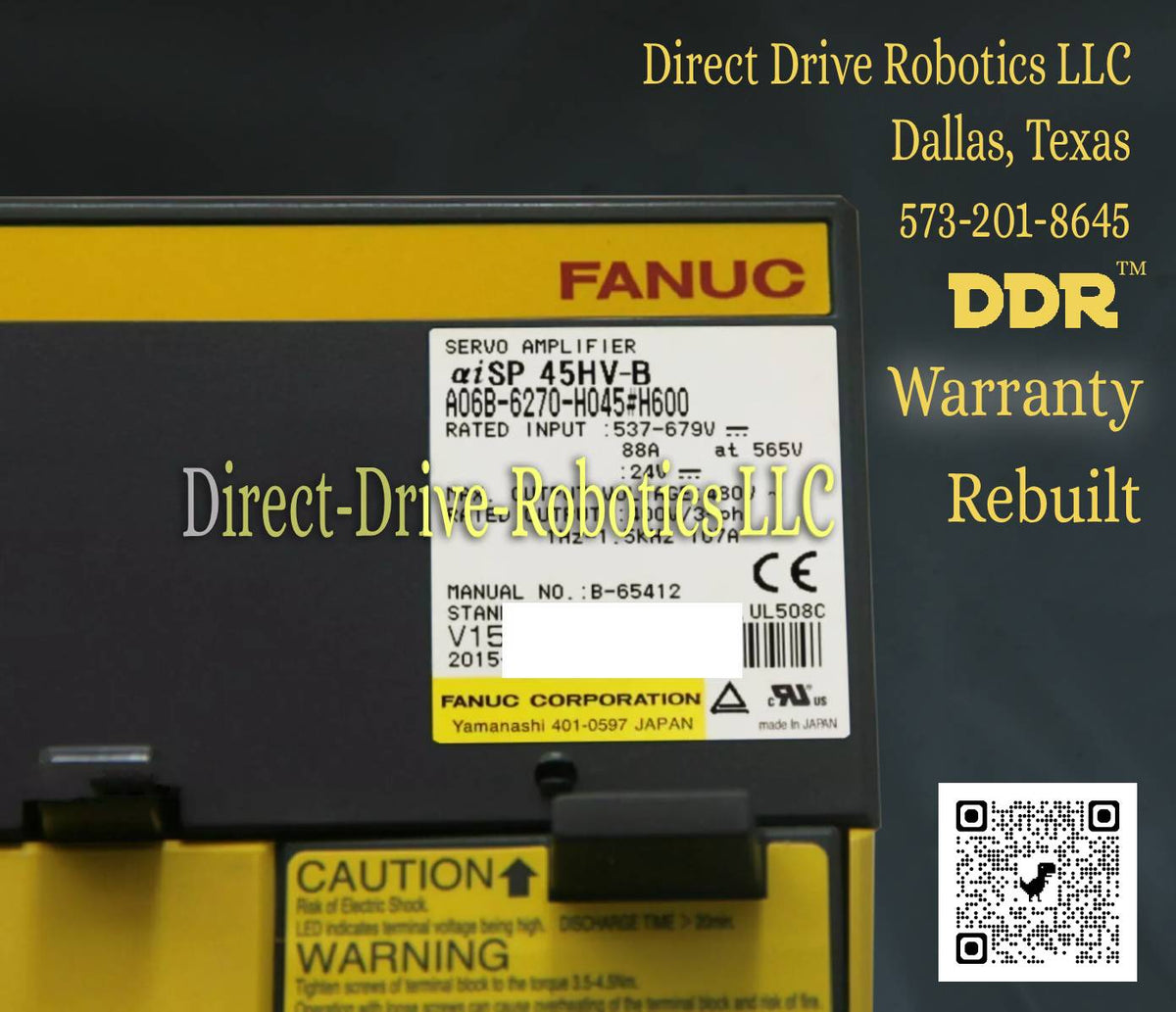 Fanuc A06B-6270-H045#H600- Rebuilt with warranty