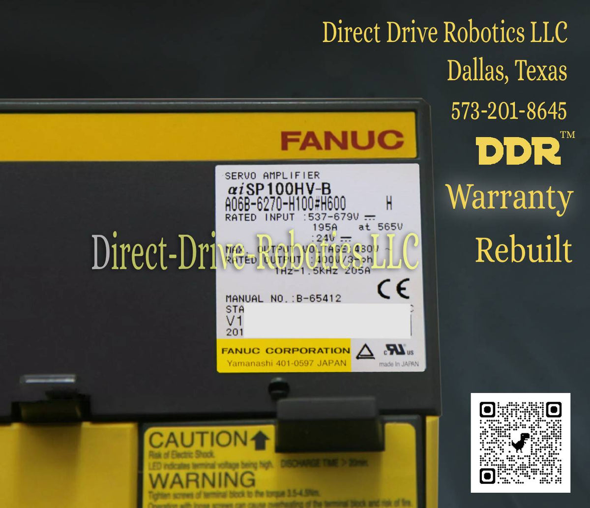 Fanuc A06B-6270-H100#H600- Rebuilt with warranty