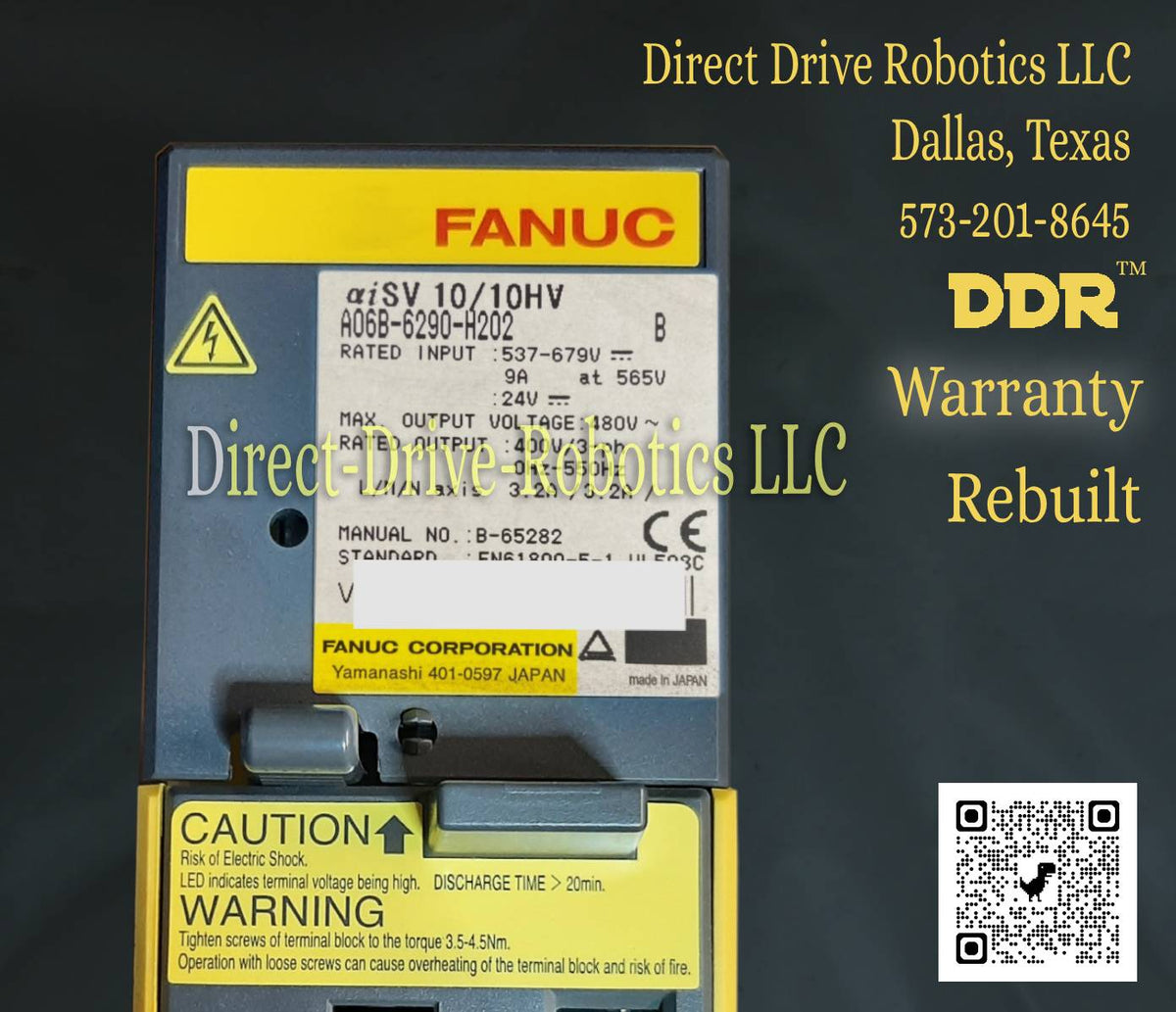 Fanuc A06B-6290-H202 - Rebuilt with warranty