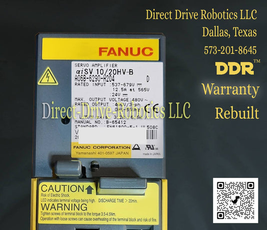 Fanuc A06B-6290-H204 - Rebuilt with warranty