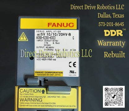 Fanuc A06B-6290-H303 - Rebuilt with warranty