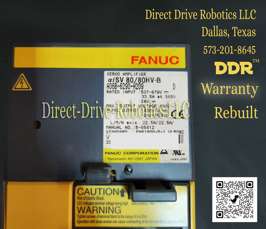 Fanuc A06B-6290-H209 - Rebuilt with warranty