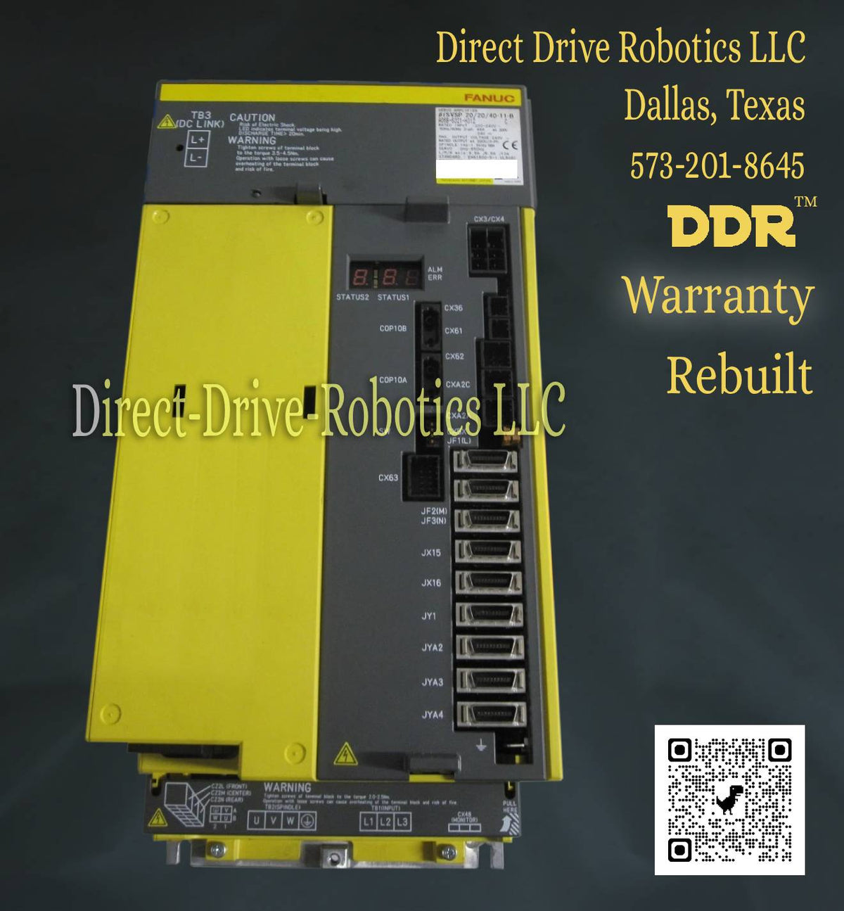 Fanuc A06B-6321-H312 - Rebuilt with warranty