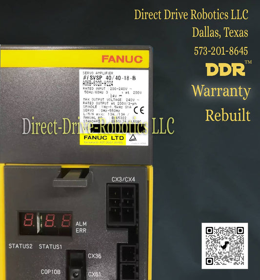 Fanuc A06B-6320-H224 - Rebuilt with warranty