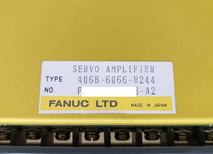A06B-6066-H244, Rebuilt with 12mo warranty, Straight Sale