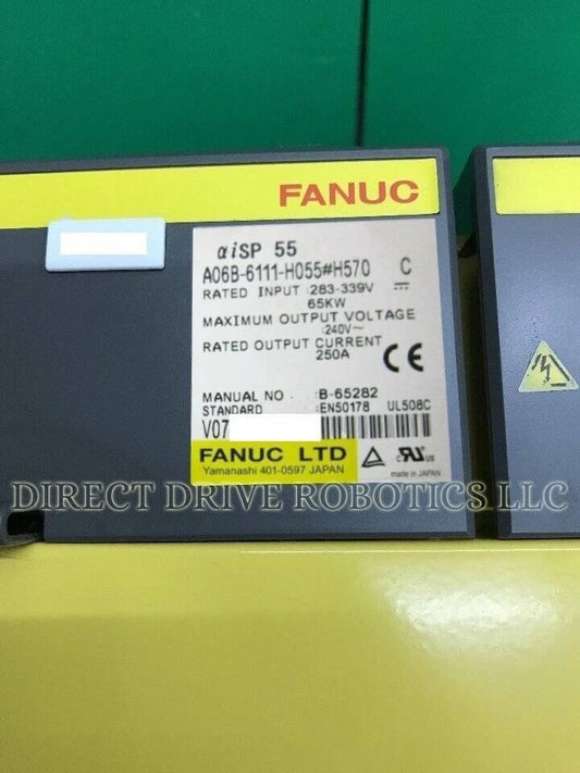 Fanuc A06B-6111-H055#H570 - Rebuilt with warranty