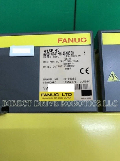 Fanuc A06B-6141-H045#H580 - Rebuilt with warranty