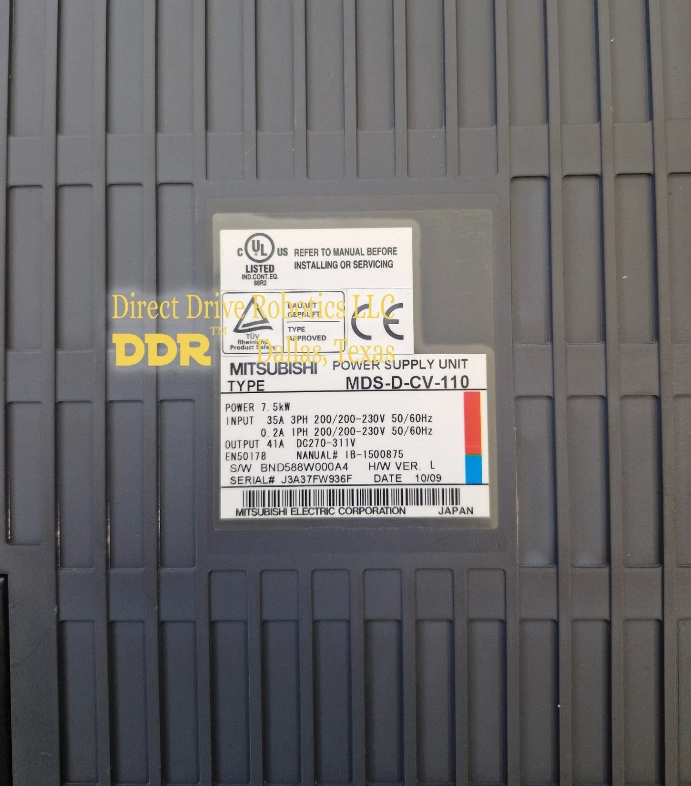 Mitsubishi MDS-D-CV-110 - Rebuilt with warranty