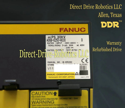 Fanuc A06B-6250-H030 - Rebuilt with warranty
