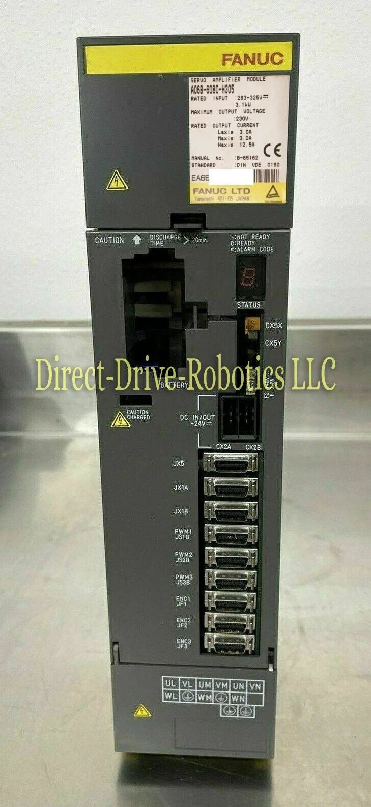 H305 Fanuc A06B-6080-H305 - Rebuilt with warranty – Direct Drive Robotics LLC