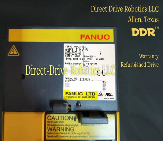 Fanuc A06B-6250-H011 - Rebuilt with warranty